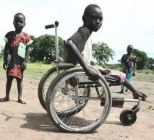 South Sudan people walking
